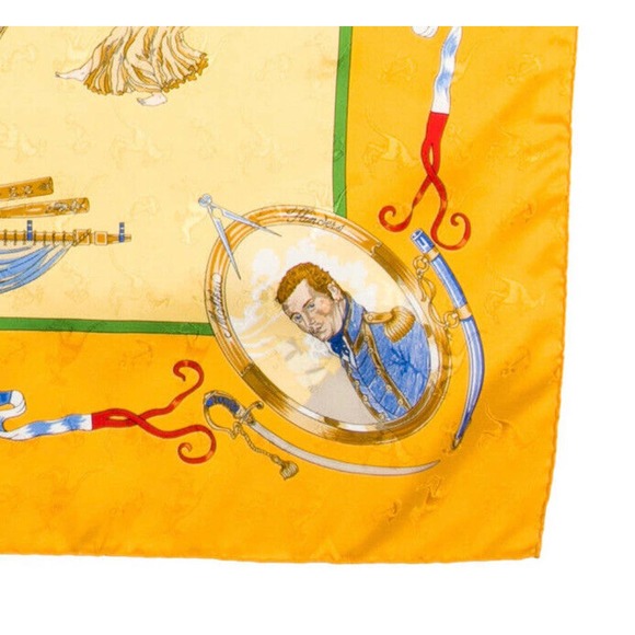 HERMES Silk Scarf LE GEOGRAPHE Carre 90 Sandra Laroche Kangaroo Jacquard w/Box - Picture 2 of 16